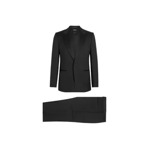 Zzegna Бизнес-костюм мужской черный