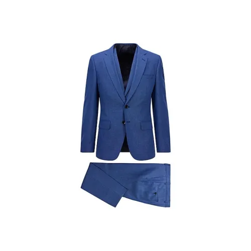 Hugo Boss FW22 Бизнес-костюм мужской синий