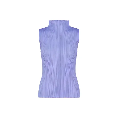 PLEATS PLEASE ISSEY MIYAKE Майка Женская Светло-Синяя