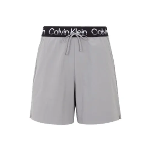 Calvin Klein Серые Спортивные Шорты для Мужчин