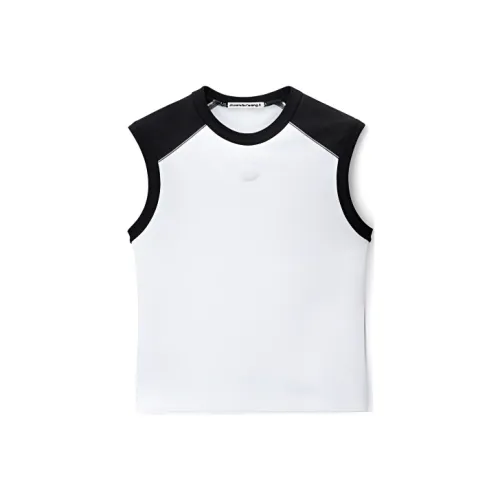 Alexander Wang SS24 Майка Женская Белая Черная