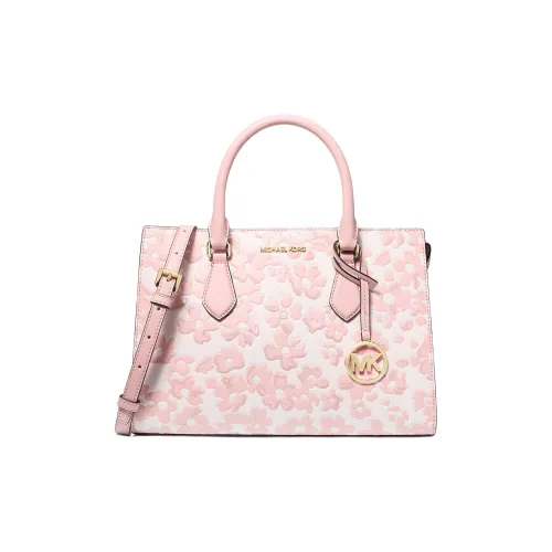 MICHAEL KORS SHEILA Полиуретан Тоут Сумка Сумка для покупок Сумка через плечо Сумка среднего размера Женская Румяно-розовая