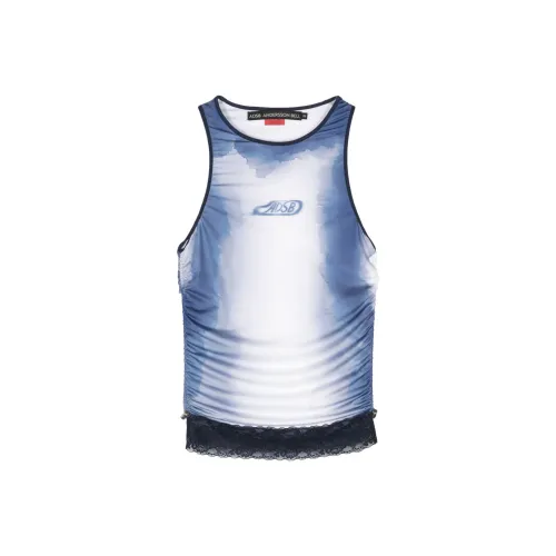 ANDERSSON BELL Collaboration SS24 Майка Женская Морской Синий