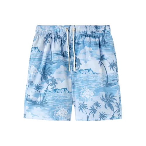 PALM ANGELS Плавательные шорты Мужские Синие