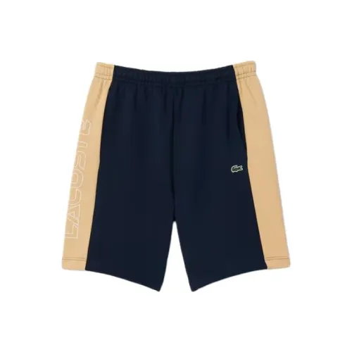 LACOSTE Повседневные шорты Мужские Синие Желтые