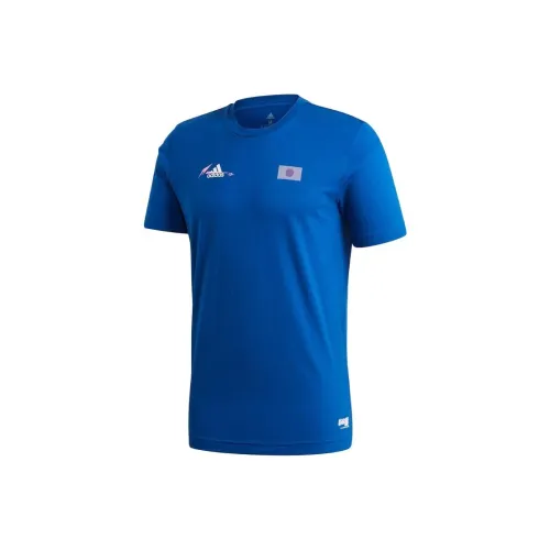 Adidas Blue Men's Football Jersey Adidas Синий Мужской Футбольный Джерси