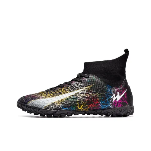 Binary TF Шипы Амортизация Устойчивый к истиранию Легкие Футбольные бутсы Унисекс Черный