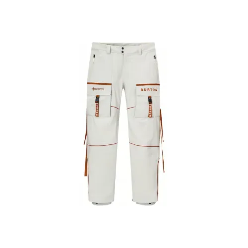 BURTON 23 24 Зимний сезон AIZAWA Коллекция Orbit GORETEX 3L Лыжные штаны Унисекс Белый