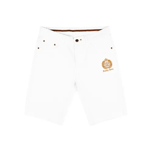 Raidy Boer 2025 Летние Джинсовые Шорты Мужские Белые