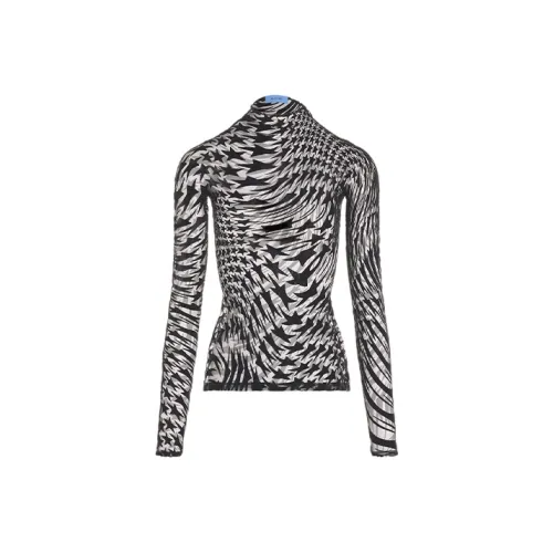 Mugler Черные Женские Т-рубашки