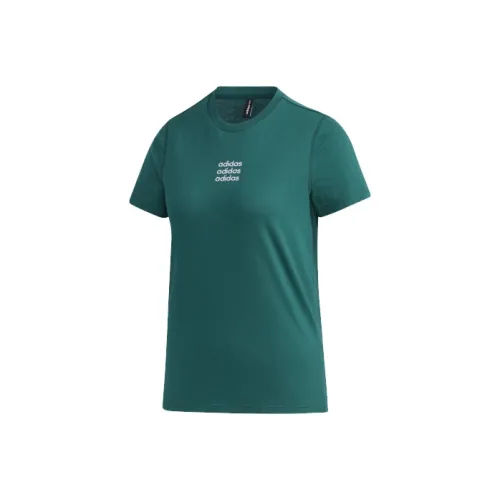ADIDAS NEO Стандартная футболка Женская Лесной зеленый