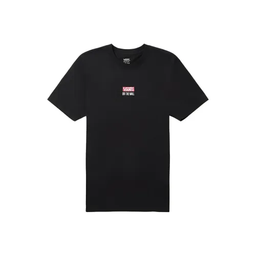 Vans Tee SSOFF The Стена Стандартная Рубашка Женская Черная