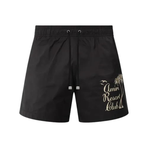 AMIRI PF24 Плавательные шорты Мужские Черные