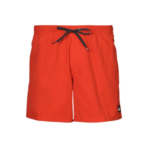 Quiksilver Red Мужские Пляжные Шорты