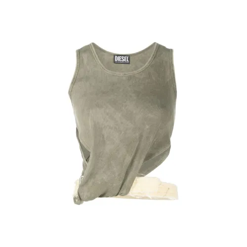 DIESEL Хаки Женские Майки