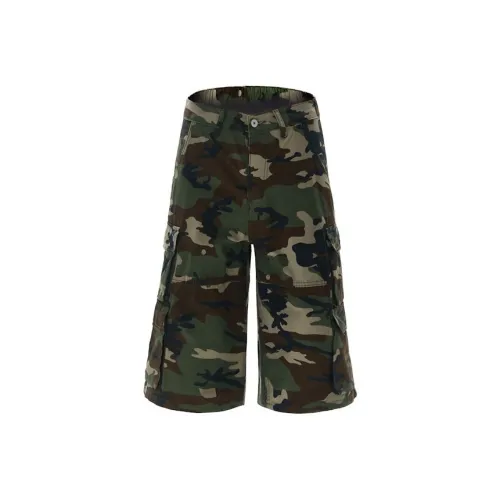 Белый медведь Джинсовые шорты Унисекс Камуфляж