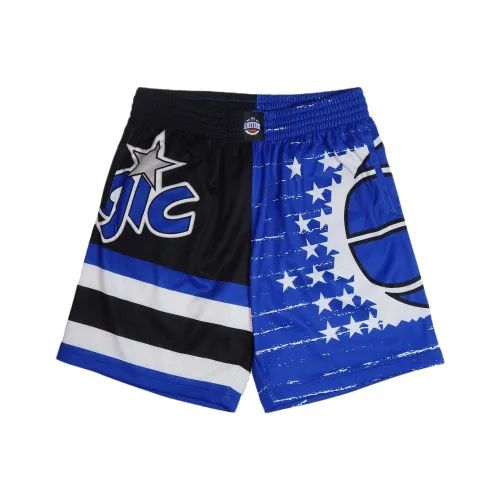 MITCHELL NESS Баскетбольные шорты Унисекс Синий Черный