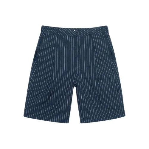 Stussy SS24 VOLUME Плиссированные Короткие WRINKLED Stripe Повседневные шорты Унисекс