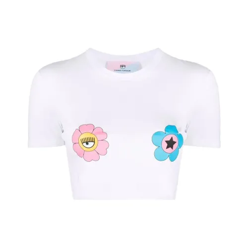 CHIARA FERRAGNI T-рубашка Женская Белая