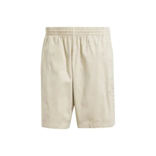 Adidas Originals Essential Trefoil Essentials+ Dye Woven Shorts Casual Shorts Men's Gray Beige