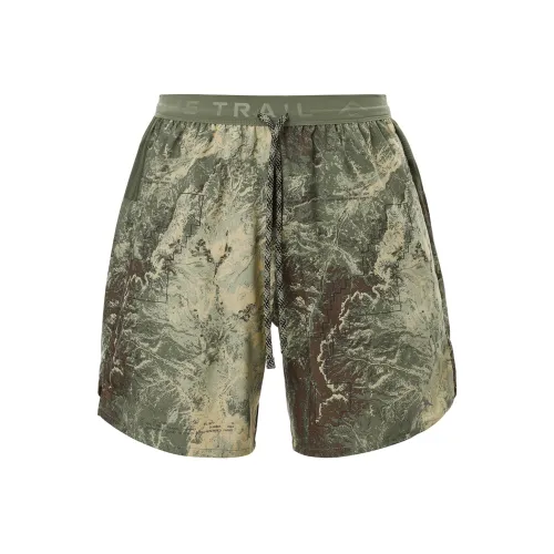 Nike Stride Повседневные шорты Мужские Средне-оливковый зеленый Черный