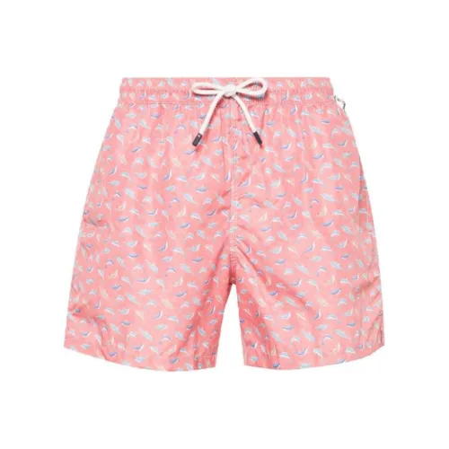 FEDELI Пляжные шорты Мужские Персиково-розовые