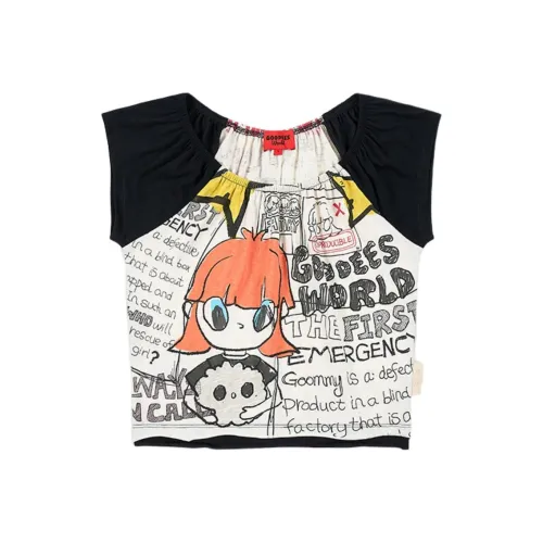 GOOD BAI T-рубашка Женская Серый Бежевый