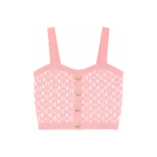 Maje Розовые Женские Майки