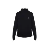 Элегантный черный (Полуводолазка с волнистым краем - Стиль позиционирования)