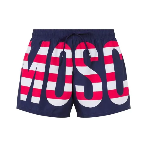 MOSCHINO SS25 Плавательные шорты Мужские Синие