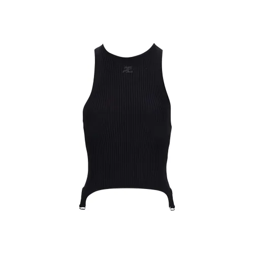 COURREGES Черные Женские Майки