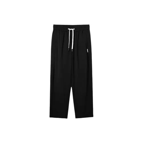 The Legend Of The Cloth Трикотажная ткань Повседневные брюки Прямой крой Брюки длиной до пола Мужской