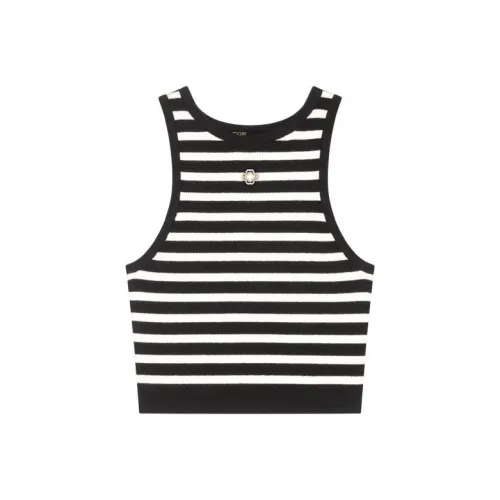 Maje Черные Женские Майки