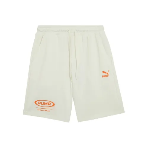 PUMA CLASSICS Белые Унисекс Повседневные Шорты