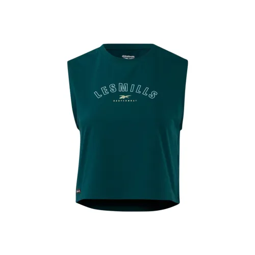 Reebok LM BC Vector CROP TANK TOP Женские Зеленый