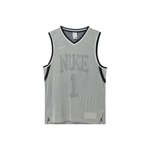 Nike Баскетбольная Джерси Мужская Светло-Серого цвета