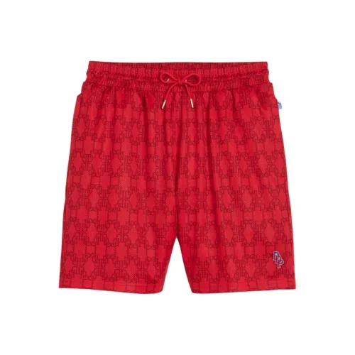 PUMA X DAPPER DAN Co Брендированная Серия Красные Мужские Повседневные Шорты