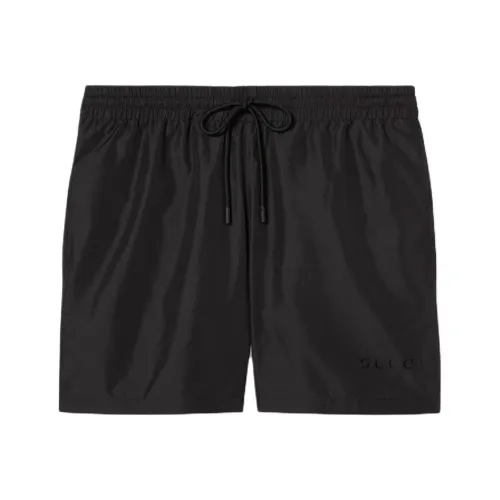 GUCCI SS25 Пляжные шорты Мужские Черные