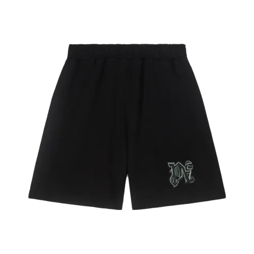 PALM ANGELS FW23 Hyper Логотип Повседневные шорты Мужской Черный