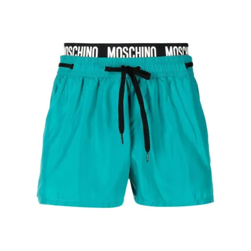 MOSCHINO Пляжные шорты Мужские Зеленые