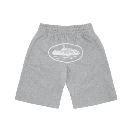 Corteiz Co-brand Gray Men's Casual Shorts Corteiz Co-brand Серые Мужские Повседневные Шорты