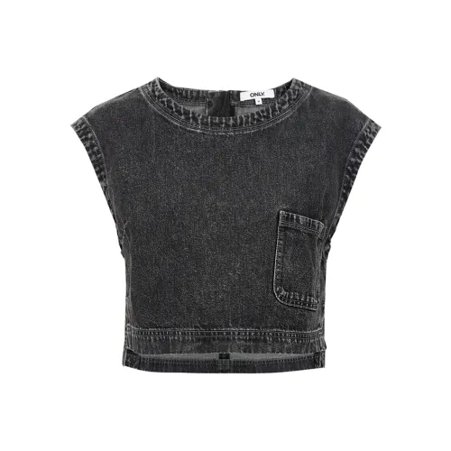 Only Майка Женская J09 Темно-Джинсовый Серый
