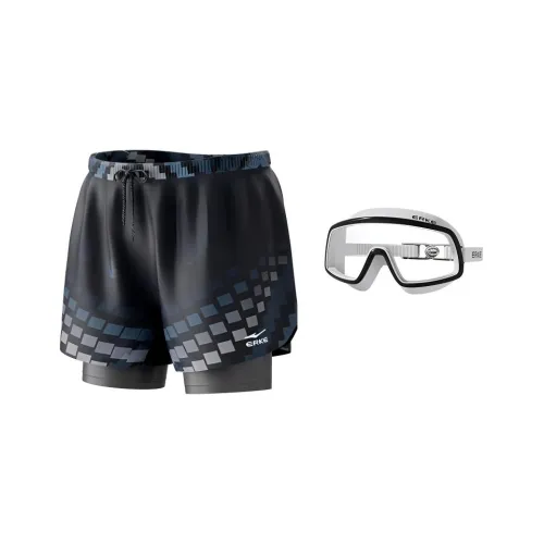 Erke Мужские купальники Мужской 2-компонентный комплект Черный