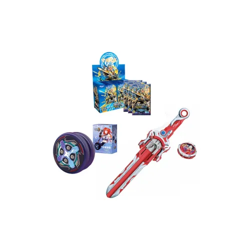 AULDEY Два Спина Одно Кольцо Волчок Коллекция Карт Игрушки