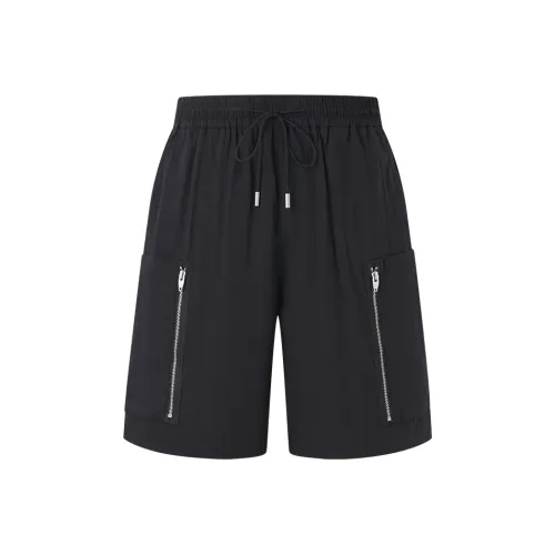 CHINISM Карго шорты унисекс черные