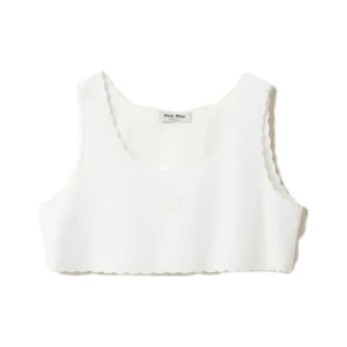 MIU MIU Белые Женские Майки