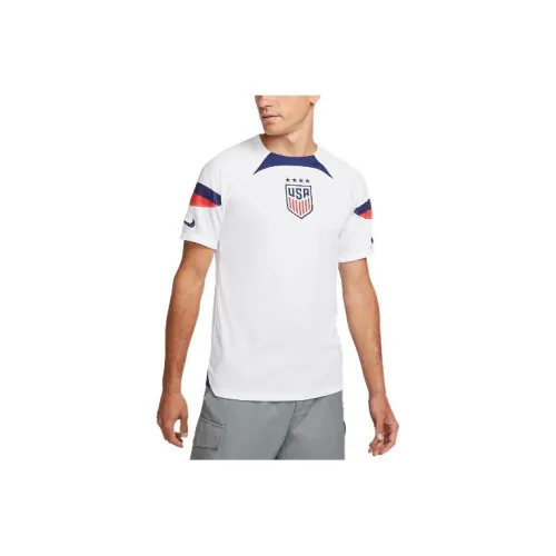 Nike USA Soccer Team Olympic Series Футбол Джерси Фанатская версия Мужской Белый