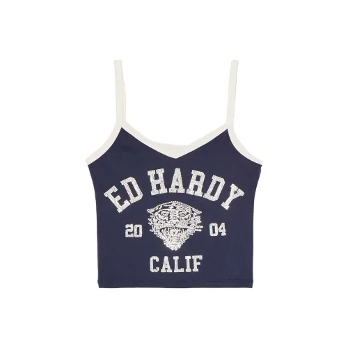 Ed Hardy Полночный синий E1PBW321 Женские майки