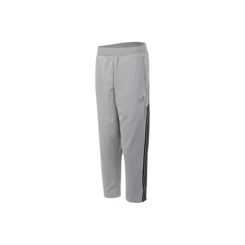 Adidas Баскетбол FW24 Tracksuit Bottoms Вязаные Тренировочные Штаны Мужские Pure Quality Серый