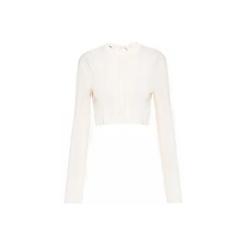 MIU MIU SS22 Свитер Женский Белый